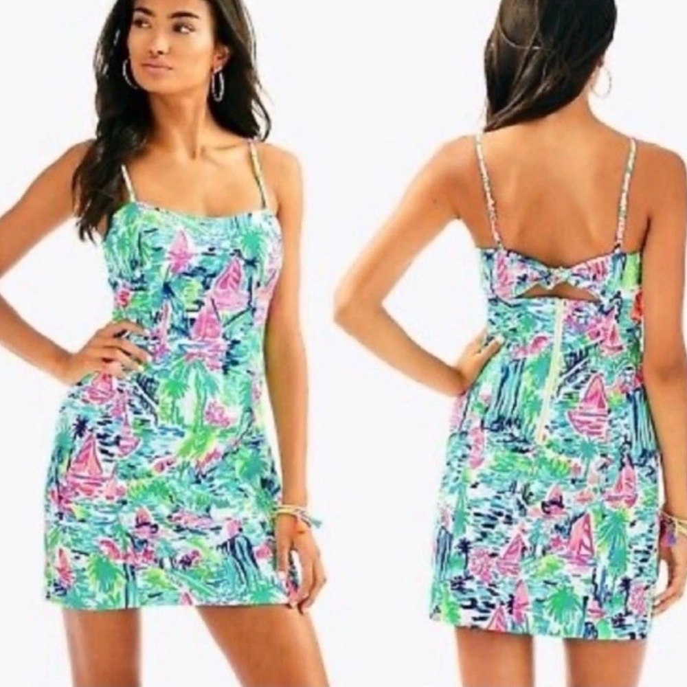Lilly Pulitzer Shelli stretch fit dress size 8 NWT